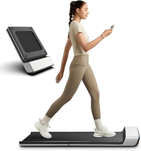 WalkingPad Under Desk Treadmill, Walking Pad Foldable for Home Office 6Km/h, Compact Treadmill for Small Spaces with Remote Control & App