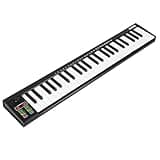 MIDI Keyboard 49 Key, USB MIDI Controller, ABS Keyboard with DAW Integration, 8 Drum Pads, 8 Knobs & OLED Display, Perfect for Music Production