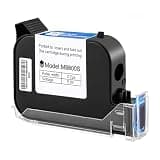 Minssine 1PC Original 42ml High Adhesion and Quick Dry, Solvent Ink Cartridge Replacement for Handheld Inkjet Printer Z10/C10/M10/M12, Compatible for 0.5inch/12.7mm Nozzle Coding Machine (Black)