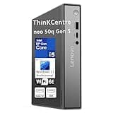 Lenovo ThinkCentre neo 50q Gen 5 Mini Desktop PC, Intel Core i5-13420H 8-Core, 32GB DDR5 RAM, 1TB SSD, WiFi 6E, Bluetooth 5.3, Dual Display, USB-C, Windows 11 Pro - Business Office Remote Work