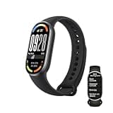 XIAOMI Mi Smart Watch Band 10, 5ATM Waterproof Fitness Step Tracker Sports Digital Smart Watch Health Band for Men Women, 1.72" AMOLED Display, 150+ Sports Modes 24/7 Sleep Monitor (Black)