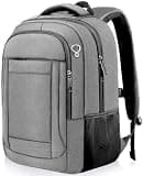 AREYTECO Travel Backpack, 18.4 Inch Extra Large Laptop Backpack Airline Approved, Business Anti Theft Sturdy Work Computer College High School Backpack Bag Fits 18 Inch Notebook for Men Women, Grey