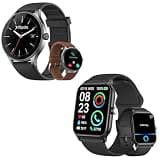 Smart Watch for Women Men Android & iOS, Alexa Built-in [1.8" +1.27'' HD Screen] IP68 Waterproof Fitness Watch with Bluetooth Call (Answer/Make), Heart Rate/Sleep/SpO2 Monitor, 105 Sports Track