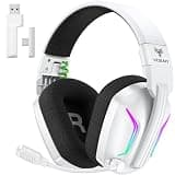 WESEARY Wireless Gaming Headset with Mic for Ps5, Ps4, PC| 3D Spatial Audio