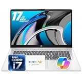 WOWPC Customized Laptop, Made with HP 17.3" FHD IPS Business Laptop, Intel Core i7-1355U, 8GB/16GB/32GB/64GB DDR4 RAM, 256GB/512GB/1TB/2TB SSD, Windows 11 Pro, Intel Iris Xe Graphics, HD Webcam