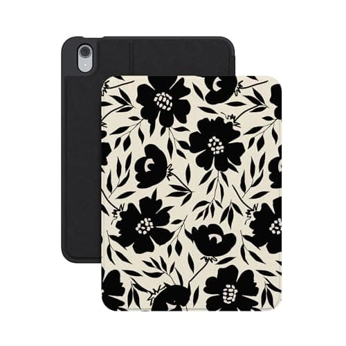 Casely iPad 10.9" (10th Gen / A16) Case | Dark Fantasy | Contrast Floral