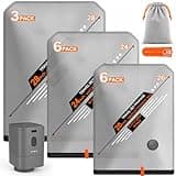 Vacuum Storage Bags with Rechargeable Cordless Pump, Portable Vacuum Seal Bags for Travel luggage Home Organization, Electric Pump Space Saver Compression Bags for Clothes, Blankets, Seasonal Storage