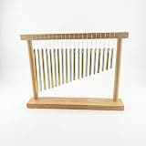 SiaBiced 20-Note Bar Chime, Wood Percussion Musical Instrument with Mallet, Table Top Wind Chime for Meditation & Sound