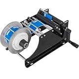 TYBJLXF Manual Round Bottle Labelling Machine,Plastic Glass Bottle Label Applicator,10-30 Pcs/min,10-110mm Label Width