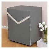 WGEDDP Minimalist Home Security Box Cover, Hidden Protective Covers for Upright Safes, Washable Safe Dust Cover Disguise with Lace Trim White Gray Blue Pink Green(Gray,24x20x70/60x50x175cm)