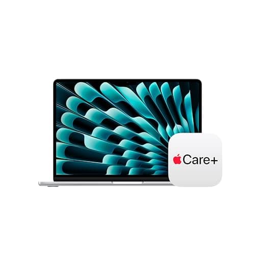 Apple 2026 MacBook Air 13-inch Laptop with M5 chip: Built for AI, 13.6-inch Display, 16GB Unified Memory, 512GB SSD, 12MP Center Stage Camera, Touch ID, Wi-Fi 7; Silver with AppleCare+ (3 years)