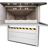 Reusable Baffle Flood Barrier for Outdoor Basement Garage Diversions Board