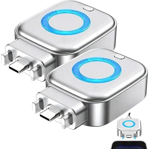 Auto Power-Off Fast Charging Adapter, 140W Auto Cut-Off Protector, Plug and Play, Smart Autos Stop Charging Adapter for Phones Tablets Laptops (2PCS)