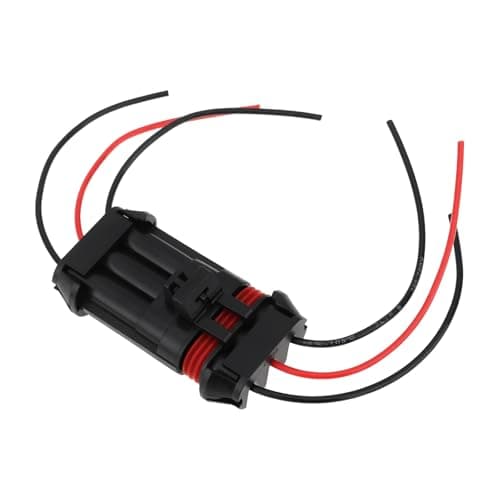 YINETTECH 1 Pair Car 3 Pin Cooling Fan Male and Female Connector Tail Wire Set Compatible with Chevrolet Corvette C6 2005-2013