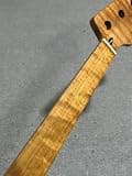 4 string 20 fret 34 inch Roasted flame maple Fretless BASS guitar neck Replace