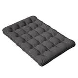 ABH Floor Mattress, Mattress, 8 Inch Sleeping Pad, Full Size Bed Mat, Roll Up Mat for Sofa Couch Bed, Shredded Sponge Filling, Slip Dotted Base, 8 Tie Straps