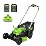 Greenworks 60V 25 in Self-Propelled Lawn Mower, (2) 4.0 Ah Battery Kit
