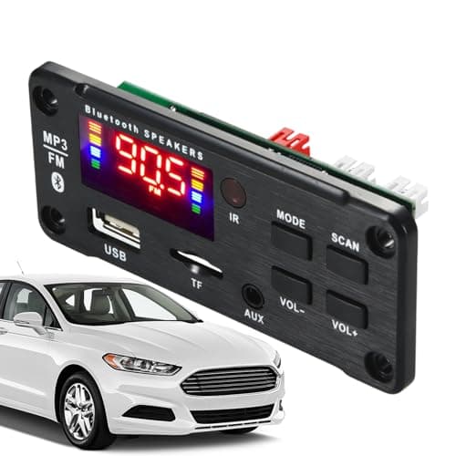 12V Car Mp3 Decoding Board,12V Remote Decoding Board Module | Controller Modification Screen Display Amplifier 5.0 Receiver For Speaker Or Other Appliances
