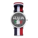 ZMYAPQO Vintage Italia Italy Italian Flag Watches for Men