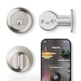 Level Lock Pro - World’s Smallest, Fastest, Innovative Smart Lock - Matter-Over-Thread Deadbolt Plus Apple Home Key - Keyless & Remote Access via Apple, Alexa, Google Home, SmartThings (Satin Nickel)