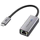 Cable Matters USB C to Ethernet Adapter, Gigabit Ethernet to USB C Network Adapter for 1000Mbps, Compatible with MacBook, iPhone 16 Pro/Max, iPad Pro, Dell XPS, Surface, and More