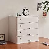 GFSGHZZ Stylish Wooden Flat File Cabinet - Lockable Desktop Storagewith 1/2/3/4 Tiers Ideal for Home & Office Efficient Drawer Storage Solution