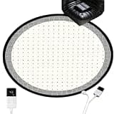 Electric Heating Carpet, Radiant Floor Heater with Double Layer, 60 Gears Adjustment, Waterproof Heating Mat, for Living Room, Bedroom, Playroom(Style 3,94.5in)