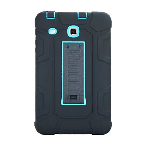 Beaucov Packing Galaxy Tab E 8.0 T375 T377 Case,Black/Blue Shockproof Dual Layer Rugged Cover Case for Samsung Galaxy Tab E 8.0 T375 T377