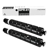 GPR-61 GPR61 Black Toner Cartridge, 2 Pack