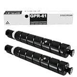 GPR-61 GPR61 Black Toner Cartridge, 2 Pack