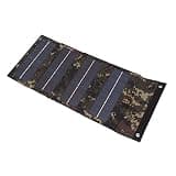 YUEHISY Solar Panel, 40W Folding Solar Panel with High Efficiency, Portable Charger for Camping Hiking, Lightweight Monocrystalline, USB Power Bank for Outdoor Emergency (Camo Print)