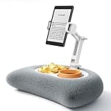 Lamicall Kindle Holder Tablet Pillow Stand - [360° Adjustable Arm][Soft & Washable] iPad Lap Holder, Kindle Accessories for Reading in Bed, iPad Stand with Bowl for 4.7-13" Tablet, E-Reader, iPhone