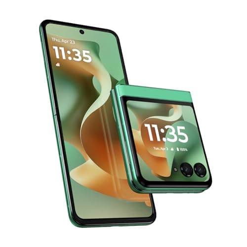 Motorola Moto Razr 5G 2025, 256GB + 8GB RAM, Spring Green - Unlocked (Renewed)
