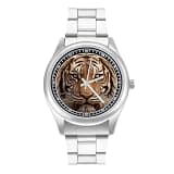NTVOWPZO Three-Hand Analog Stainless Steel Watches for Men Easy Reader
