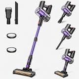 VACMOTOR Cordless Vacuum Cleaner for Pet Hair & Hardwood Floor,Purple