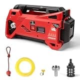 KENUOS Brushless Water Transfer Pump Battery Operated Compatible with Milwaukee 18V-20V Battery 9.6GPM,75FT Max Head,Portable Transfer Pump for Pool Draining,Garden,(battery not included)