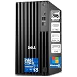 Dell Pro Tower Desktop Computer PC (2026 Edition, AI-Ready) for Business Office Work, Intel Core i3-14100 (16GB DDR5 RAM, 512GB SSD), Windows 11 Pro, for Coding, Video & Photo Editing, Remote Work