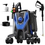 Zelonpro 5000PSI PowerWasher with 4 Quick Connect Nozzles, Foam Cannon for Car, Lane, Patio Cleaning
