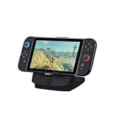 Arector Stand Mount for 2025 Nintendo Switch 2, Adjustable and Foldable Desk Holder Dock, Portable Compact Play Table Bracket Stores 24 Game Cards, 4 SD Cards with 7 Height Settings