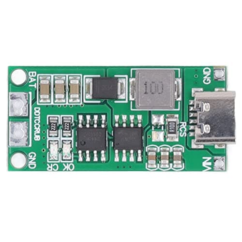 Battery Charger Module Automatic Charging DC 3-6V 1A Input, Over Voltage and Short Circuit Protection, Compact and Portable - Efficient, Safe Charging for 3 Cell 12.6V Batterie (1A Input 0.37A