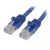 StarTech.com Cat5e Ethernet Cable10 ft - Blue - Patch Cable - Snagless Cat5e Cable - Network Cable - Ethernet Cord - Cat 5e Cable - 10ft