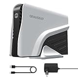 GRAUGEAR 4TB External Hard Drive for PS5, USB Type-C, Type-A, 3.5" 4TB HDD with Power Supply, Formatted for PS4 and PS5