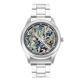 NTVOWPZO Three-Hand Analog Stainless Steel Watches for Men Easy Reader