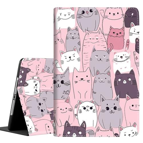 Case for iPad 11 inch (A16) 2025, for 10th Generation 10.9'' 2022, Durable Shockproof Protective Cover for iPad 11th/10 th Gen ，Pink Cat Family