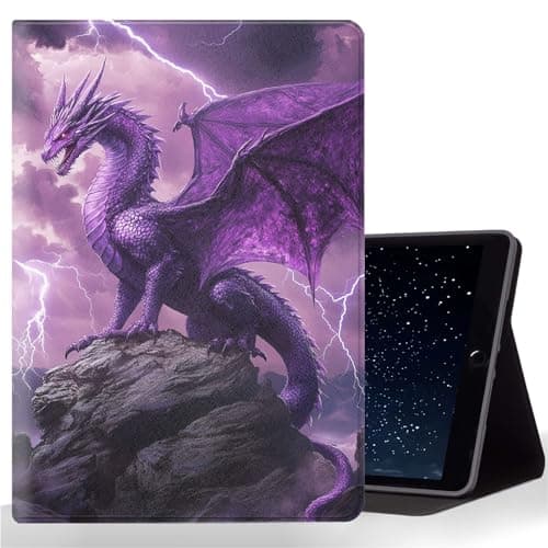 CMZLFHKO Tablet Case for 6" All-New Kindle (11th Generation,2024/2022 Release),Shockproof Protective Cover with Stand,Auto Wake/Sleep,Purple Dragon
