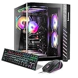 Evounic Liquid Cooled Gaming PC Desktop Computer, i7-11700KF up to 4.90GHz, RTX 3070 GDDR6, 32GB DDR4 RAM, 1TB NVME SSD, Windows 11, Prebuilt Gaming PC