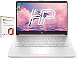 Plus·ERA Customized Laptop, Created Using HP 14" Business & Student Laptop with 1 Year Office 365, Dual-Core Intel Processor, 4GB/8GB/16GB RAM, 256GB/512GB/1TB SSD, Windows 11, Rose Gold