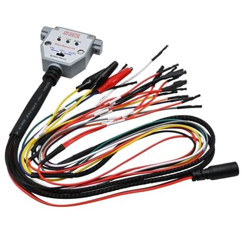 HIVJEEDYH Led Lights Cable Boot Bench Cable Db25 ECU Pinout Cable for Vci Read and Write ECU Batt Vcc Kline Can-l Can-h