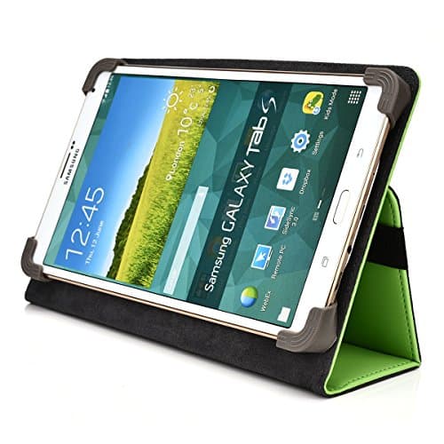 Kroo Green Digital2 7 Inch Universal Tablet Case with Silicon Clamps and Stand