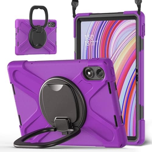 Tablet Travel Case Compatible with Xiaomi Redmi Pad Pro 12.1 inch Tablet, Poco Pad 12.1 inch, Compatible with Xiaomi Redmi Pad Pro 12.1 inch Tablet, Rugged Shockproof Case, Rugged Case